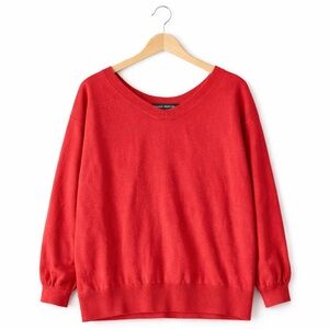 Banana Republic Wool Cashmere Women’s XL Red Knit Sweater